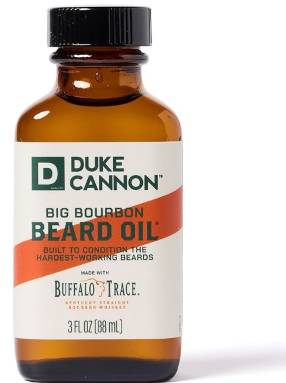 New Big Bourbon Beard Oil Big Size 3 Oz Scent Oak Barrel